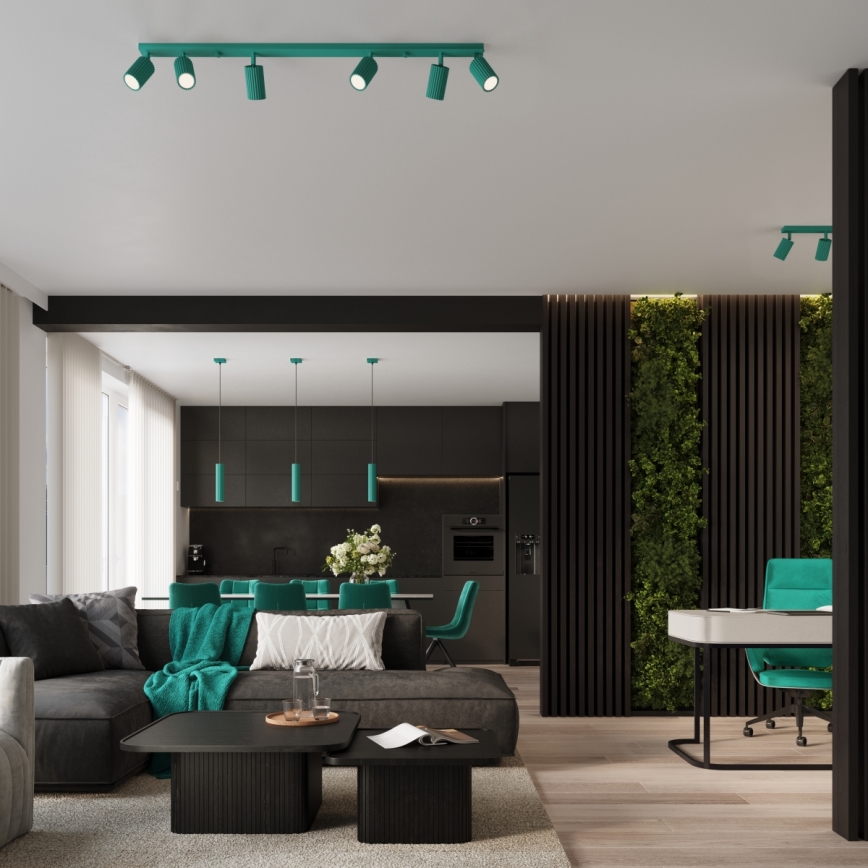 Brilagi - Σποτ οροφής LED CRESTO 4xGU10/10W/230V σε τυρκουάζ