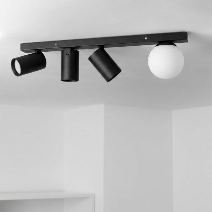 Brilagi - Σποτ οροφής SELE BALL 3xGU10/30W/230V + 1xG9/10W μαύρο