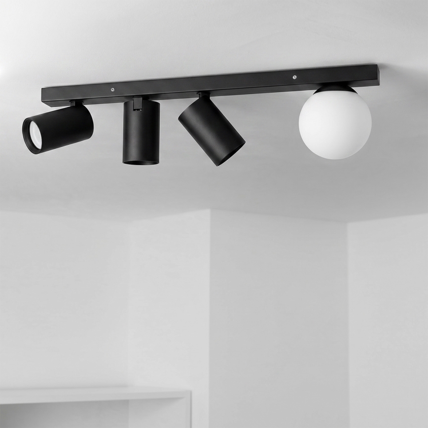 Brilagi - Σποτ οροφής SELE BALL 3xGU10/30W/230V + 1xG9/10W μαύρο