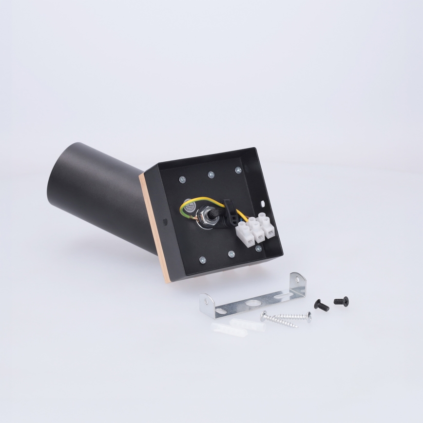 Brilagi - Σποτ οροφής SELE WOOD ACOUSTIC 1xGU10/30W/230V μαύρο/ξύλο