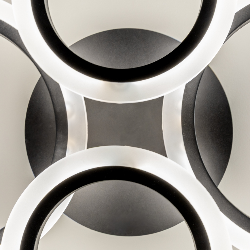 Brilagi - Σταθερό πολύφωτο dimming LED ORBITS LED/50W/230V 3000-6500K ανθρακί + τηλεχειριστήριο