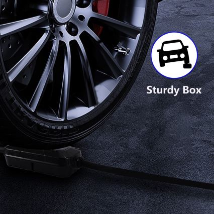 Brilagi - Σταθμός φόρτισης ταξιδιού EV για ηλεκτρικά αυτοκίνητα FAST AC Type 2 16A/380V 11kW + φις 230V, 3,7kW 5m + Θήκη