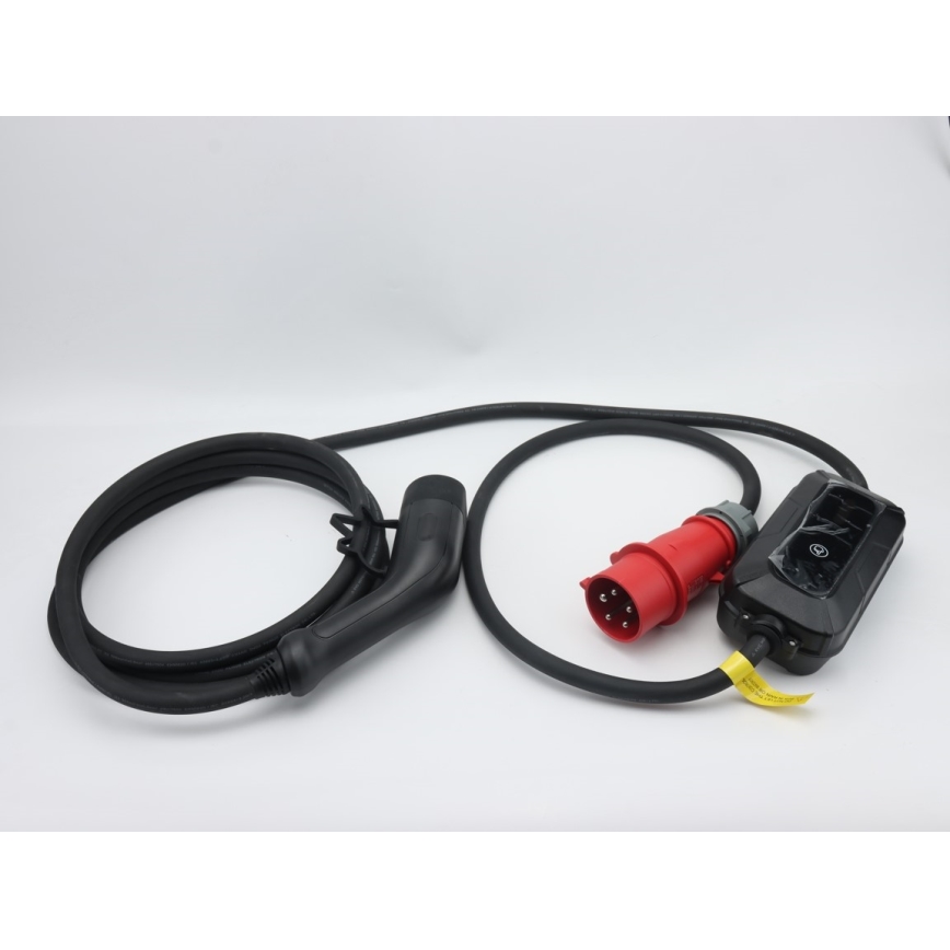 Brilagi - Σταθμός φόρτισης ταξιδιού EV για ηλεκτρικά αυτοκίνητα FAST AC Type 2 16A/380V 11kW + φις 230V, 3,7kW 5m + Θήκη