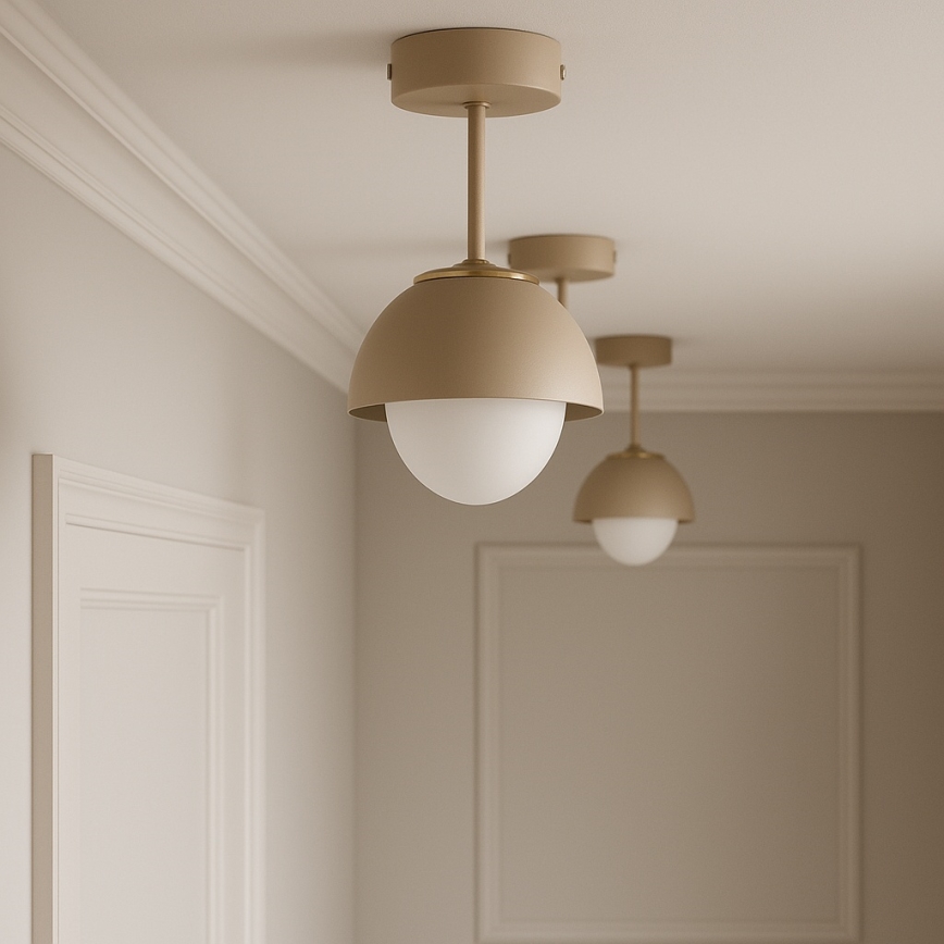 Brilagi - Στερεωμένο φωτιστικό οροφής COSMO 1xE27/60W/230V μπεζ/χρυσό
