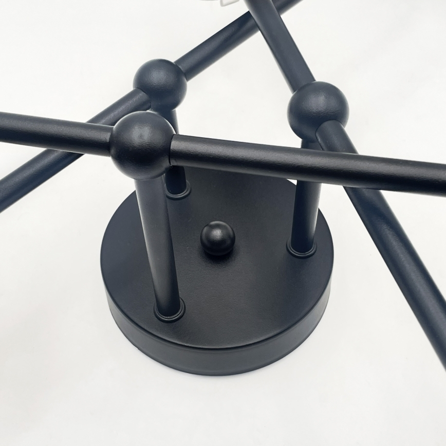 Brilagi - Στερεωμένος πολυέλαιος MALIVA 6xE14/15W/230V μαύρο/λευκό