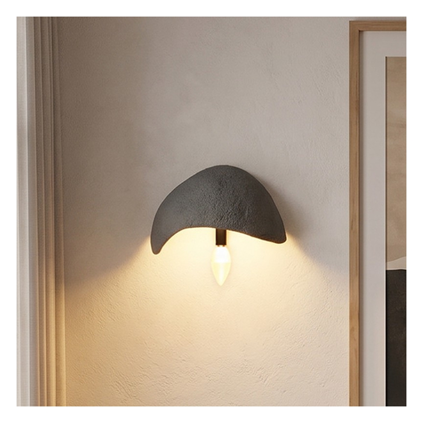 Brilagi - Σετ 2 φωτιστικών τοίχου WABI SABI 1xE14/40W/230V γκρι