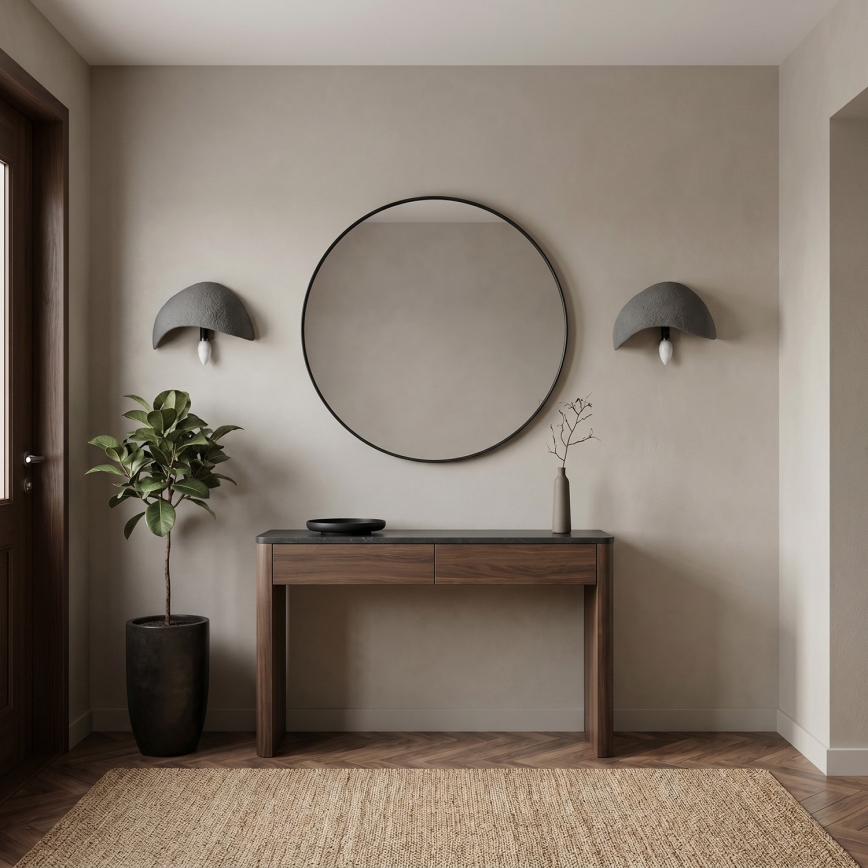 Brilagi - Σετ 2 φωτιστικών τοίχου WABI SABI 1xE14/40W/230V γκρι