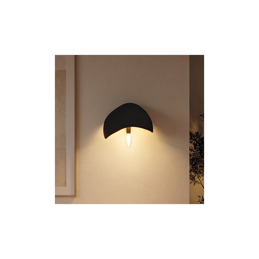 Brilagi - Σετ 2x επιτοίχια φωτιστικά WABI SABI 1xE14/40W/230V μαύρα