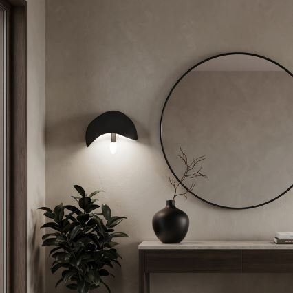 Brilagi - Σετ 2x επιτοίχια φωτιστικά WABI SABI 1xE14/40W/230V μαύρα