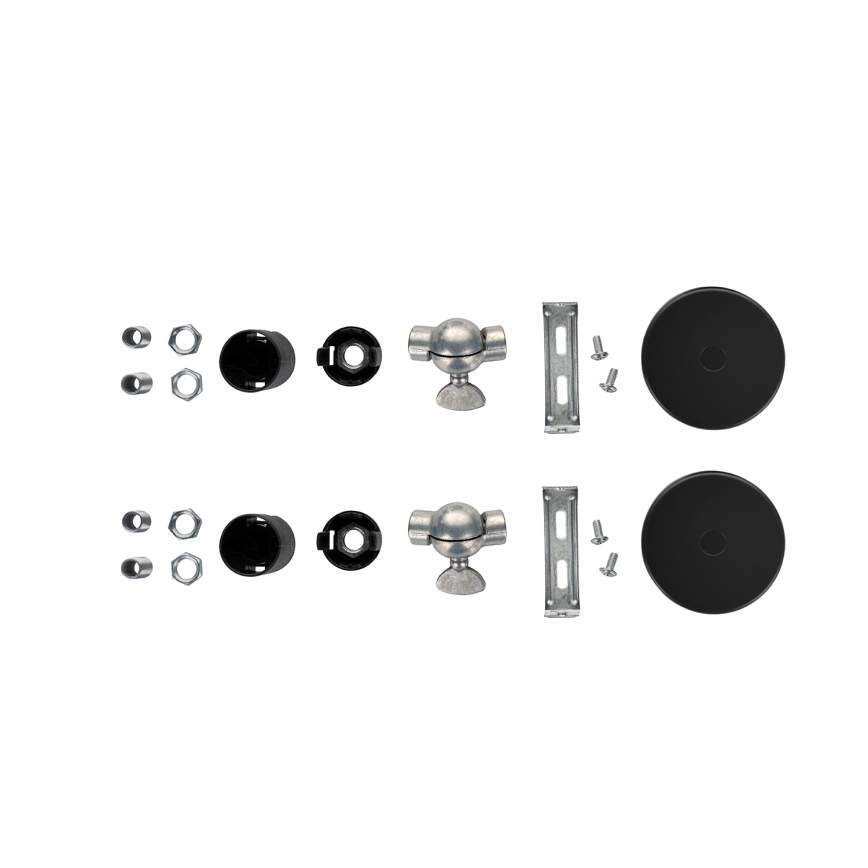 Brilagi - Σετ 2x επιτοίχια φωτιστικά WABI SABI 1xE14/40W/230V μαύρα