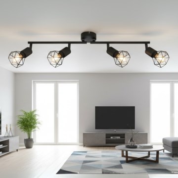 Brilagi - Σποτ φωτιστικό CAGE 4xE14/40W/230V