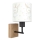 Brilagi - Παιδικό φωτιστικό τοίχου BOBO WOOD 1xE27/25W/230V δρυς/μαύρο/λευκό/κουνελάκια