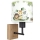 Brilagi - Παιδικό φωτιστικό τοίχου BOBO WOOD 1xE27/25W/230V δρυς/μαύρο/λευκό/πράσινο/ζούγκλα