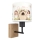 Brilagi - Παιδικό φωτιστικό τοίχου BOBO WOOD 1xE27/25W/230V δρυς/μαύρο/λευκό/ροζ/νεράιδες