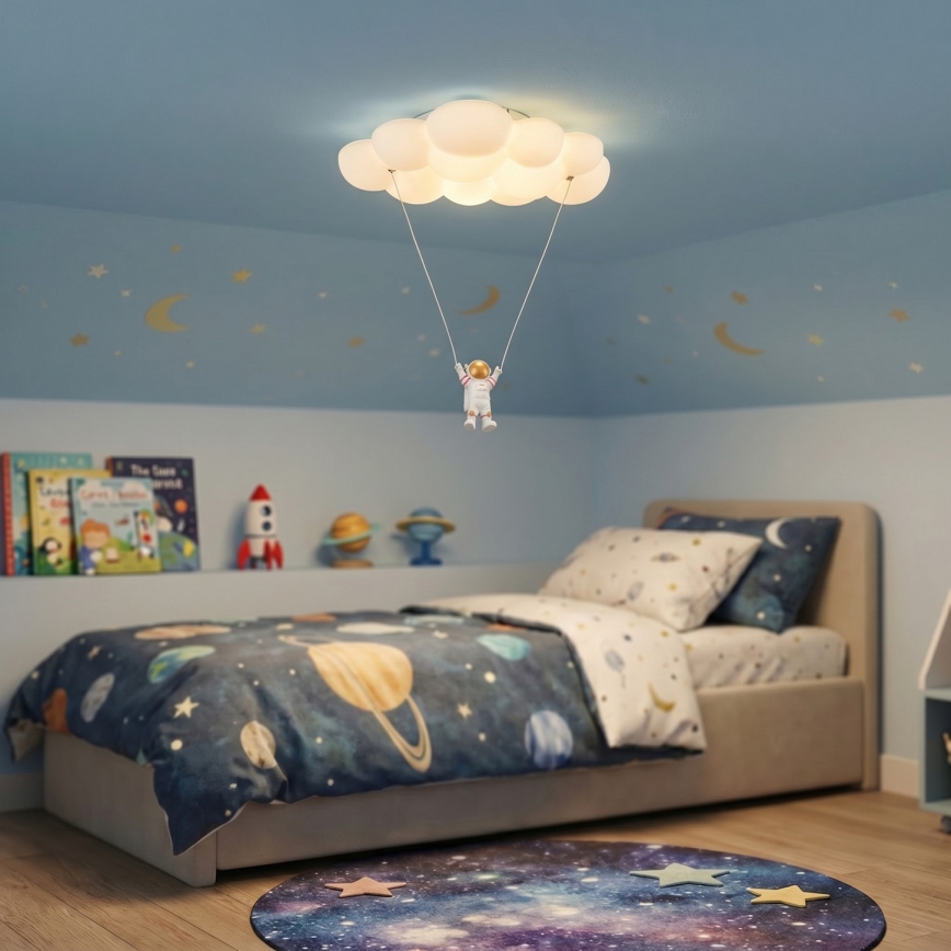 Brilagi - Παιδικό φωτιστικό οροφής ASTRO LED/77W/230V λευκό
