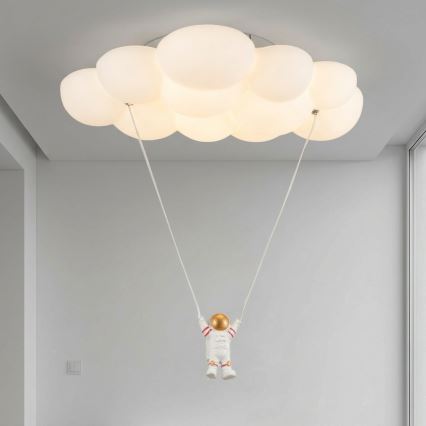 Brilagi - Παιδικό φωτιστικό οροφής ASTRO LED/77W/230V λευκό