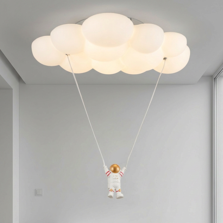 Brilagi - Παιδικό φωτιστικό οροφής ASTRO LED/77W/230V λευκό