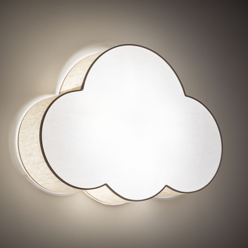 Brilagi - Παιδικό φωτιστικό οροφής NIMBUS 4xE27/15W/230V 46x63 cm μπεζ
