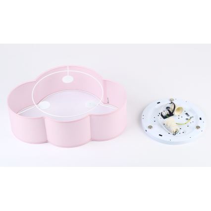 Brilagi - Παιδικό φωτιστικό οροφής NIMBUS MINI 2xE27/15W/230V 31x43 cm ροζ