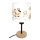 Brilagi - Παιδικό επιτραπέζιο φωτιστικό BOBO WOOD 1xE27/25W/230V δρυς/μαύρο/λευκό/αρκουδάκια