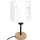 Brilagi - Παιδικό επιτραπέζιο φωτιστικό BOBO WOOD 1xE27/25W/230V δρυς/μαύρο/λευκό/κουνελάκια