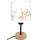 Brilagi - Παιδικό επιτραπέζιο φωτιστικό BOBO WOOD 1xE27/25W/230V δρυς/μαύρο/λευκό/ζωάκια