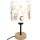 Brilagi - Παιδικό επιτραπέζιο φωτιστικό BOBO WOOD 1xE27/25W/230V δρυς/μαύρο/λευκό/ζωάκια