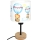 Brilagi - Παιδικό επιτραπέζιο φωτιστικό BOBO WOOD 1xE27/25W/230V δρυς/μαύρο/λευκό/ζωάκια