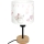 Brilagi - Παιδικό επιτραπέζιο φωτιστικό BOBO WOOD 1xE27/25W/230V δρυς/μαύρο/κρεμ/κουνελάκια
