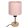 Brilagi - Παιδικό επιτραπέζιο φωτιστικό BOBO WOOD 1xE27/25W/230V δρυς/μαύρο/ροζ