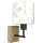 Brilagi - Παιδικό επιτοίχιο φωτιστικό BOBO WOOD 1xE27/25W/230V δρυς/μαύρο/λευκό/κουνελάκια