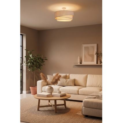 Brilagi - Πλαφονιέρα ARROW 1xE27/60W/230V Ø 45 cm μπεζ