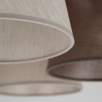 Brilagi - Πλαφονιέρα LATTE 5xE27/60W/230V πεύκο/μικτό