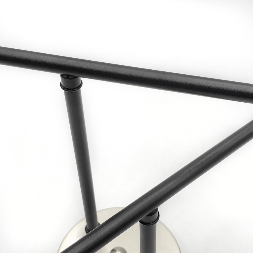 Brilagi - Πλαφονιέρα MALIVA 4xE14/15W/230V ματ χρώμιο/καπνιστό γυαλί