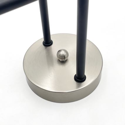 Brilagi - Πλαφονιέρα MALIVA 4xE14/15W/230V ματ χρώμιο/καπνιστό γυαλί