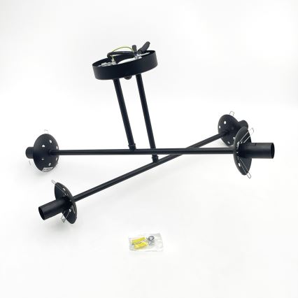 Brilagi - Πλαφονιέρα MALIVA 4xE14/15W/230V μαύρο/λευκό