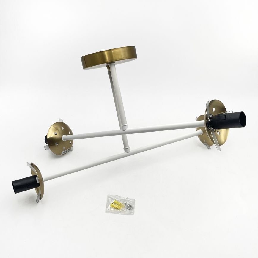 Brilagi - Πλαφονιέρα MALIVA 4xE14/15W/230V χρυσό/λευκό