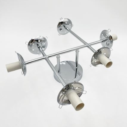 Brilagi - Πλαφονιέρα MALONY 6xE14/20W/230V γυαλιστερό χρώμιο