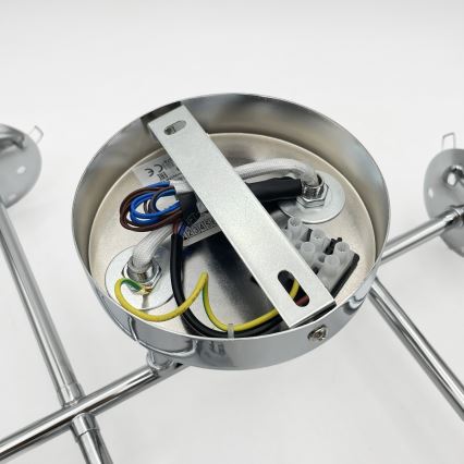 Brilagi - Πλαφονιέρα MALONY 6xE14/20W/230V γυαλιστερό χρώμιο