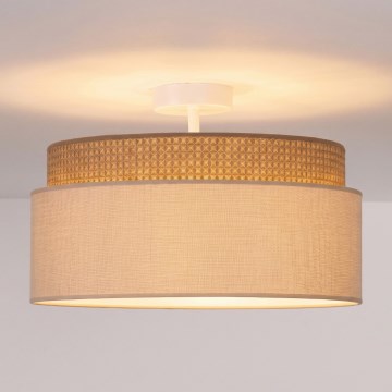 Brilagi - Πλαφονιέρα PADOVA 1xE27/60W/230V Ø 40 εκ. μπεζ