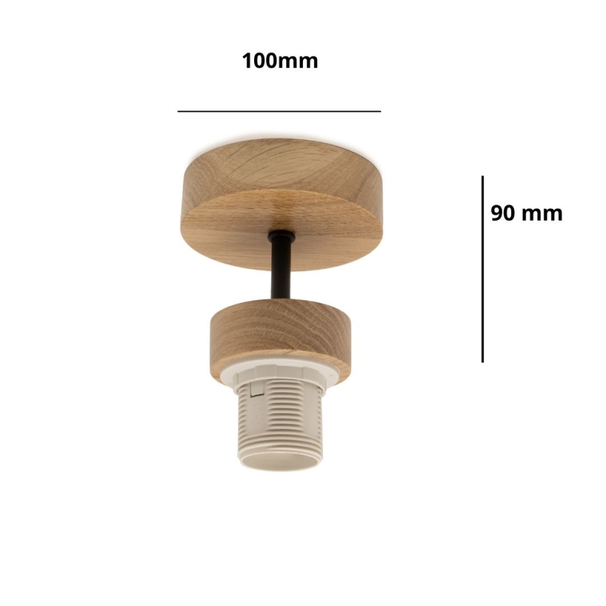 Brilagi - Πλαφονιέρα PARTY 1xE27/60W/230V pr. 10 cm φινίρισμα δρυός