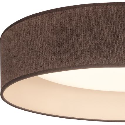 Brilagi - Πλαφονιέρα VELVET SIMPLE LED/24W/230V 3000K διάμ. 45 cm καφέ