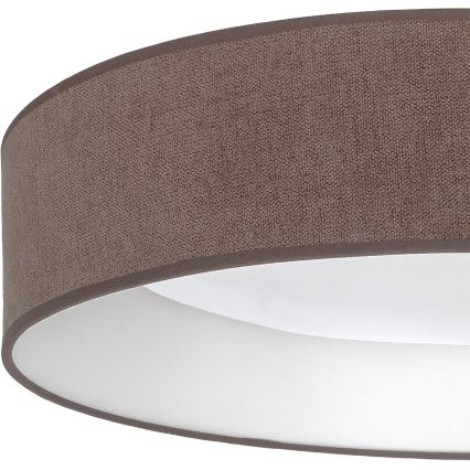 Brilagi - Πλαφονιέρα VELVET SIMPLE LED/24W/230V 3000K διάμ. 45 cm καφέ