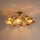 Brilagi - Πλαφονιέρα βιτρό Tiffany MIRABELLA 8xE27/60W/230V διάμ. 68 cm