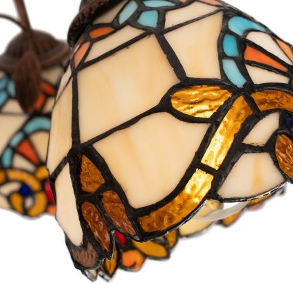 Brilagi - Πλαφονιέρα βιτρό Tiffany MIRABELLA 8xE27/60W/230V διάμ. 68 cm