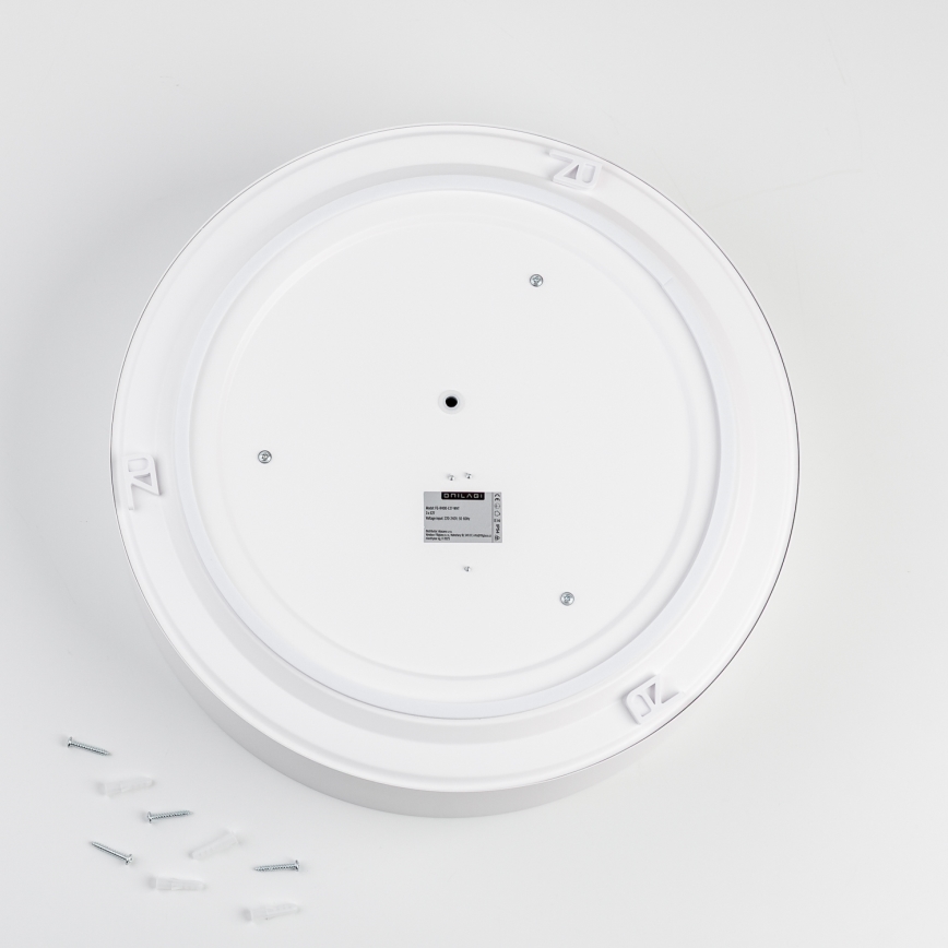 Brilagi - Πλαφονιέρα μπάνιου POOL, 3xE27/15W/230V, Ø 40 cm, IP54, λευκή