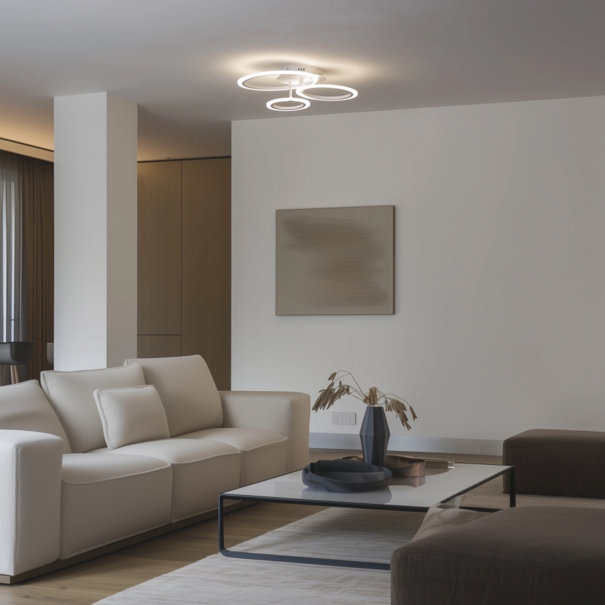 Brilagi - Πλαφονιέρα ντιμαριζόμενη LED ORBITS LED/40W/230V 3000-6500K λευκό + τηλεχειριστήριο