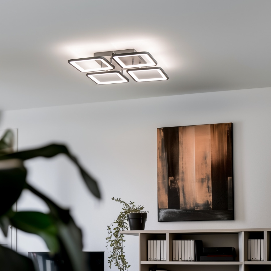Brilagi - Πλαφονιέρα ντιμαριζόμενη LED SQUARED LED/85W/230V 3000-6500K + τηλεχειριστήριο