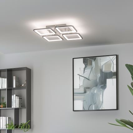 Brilagi - Πλαφονιέρα ντιμαριζόμενη LED SQUARED LED/85W/230V 3000-6500K + τηλεχειριστήριο