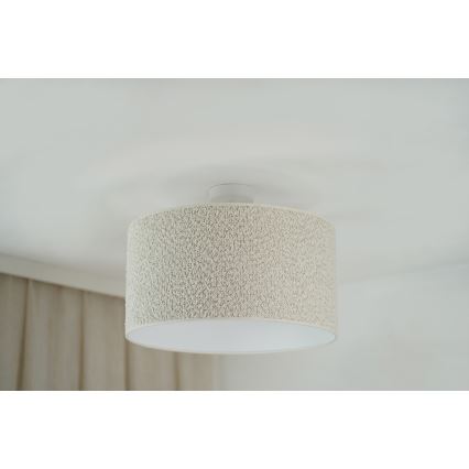 Brilagi - Πλαφονιέρα οροφής BOUCLE ROLLER 1xE27/15W/230V διάμετρος 45 cm κρεμ